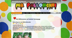 Desktop Screenshot of mr-palloncini.ch